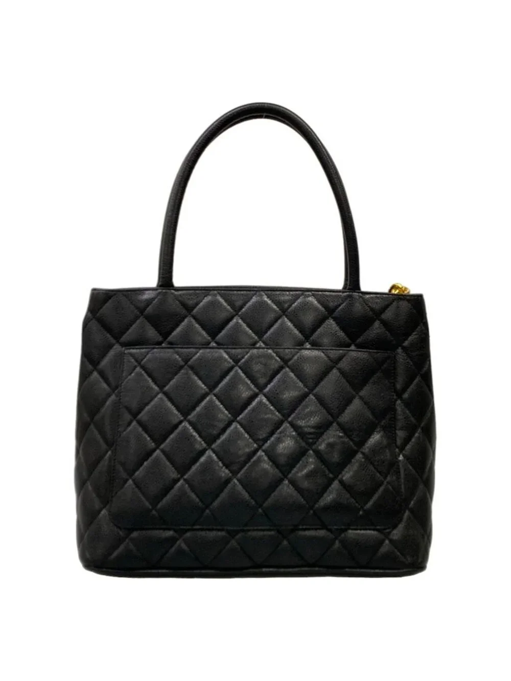 Chanel Tote Bag Reissue Black Gold